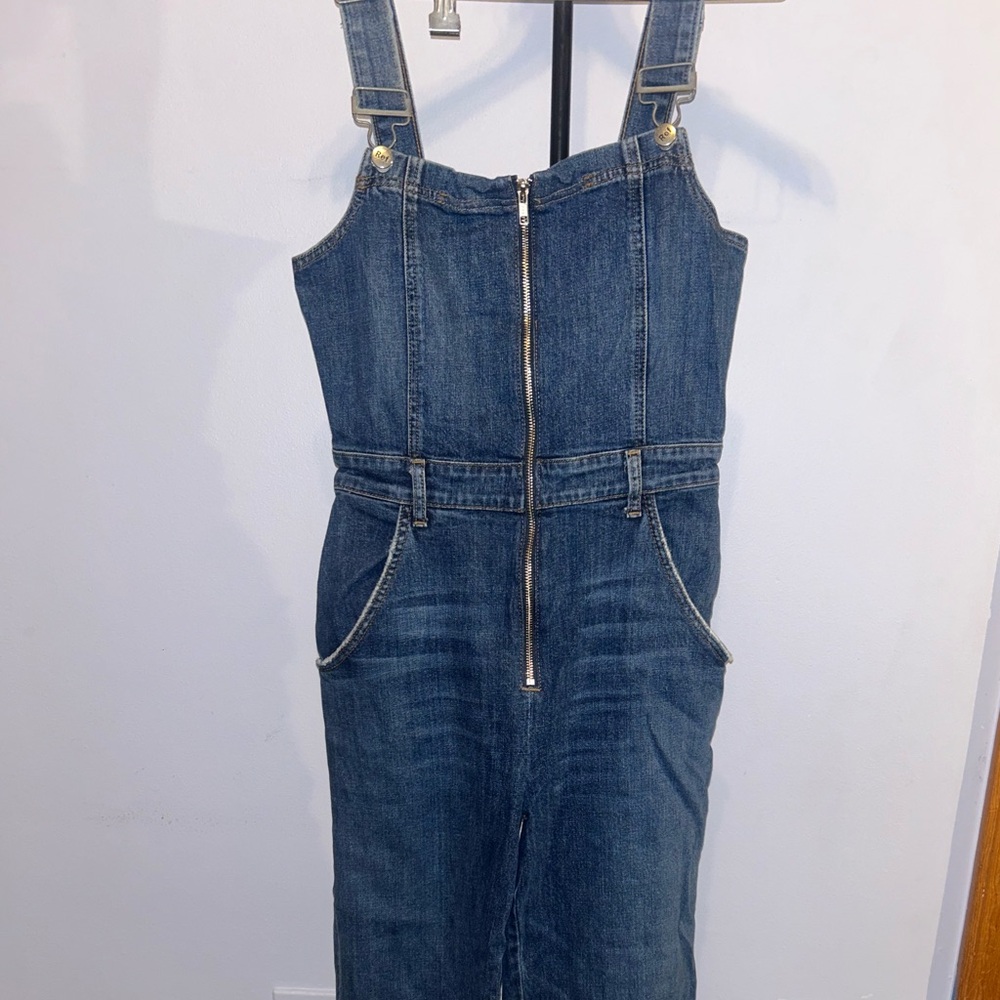 Reformation Blue Denim Overalls